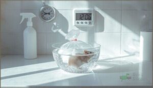 preventing bacterial growth during thawing