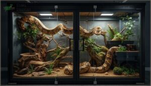 proper enclosure size and security