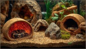 providing secure hiding spots