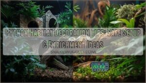 python habitat decoration tips