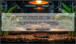python snake care and housing