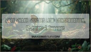 rare snake species list