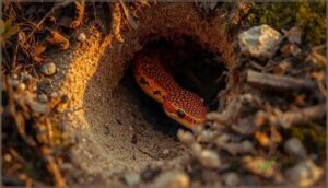 reasons corn snakes burrow
