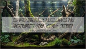 safe climbing branches boa constrictor