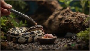 safe feeding techniques for baby boas