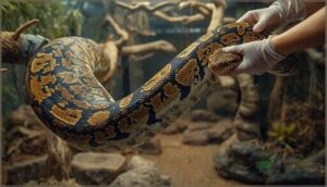 safe handling and behavioral enrichment