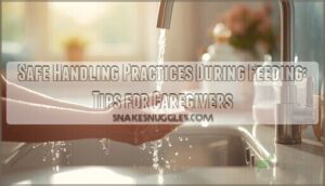 safe handling practices during feeding
