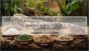safe substrate for snake shedding