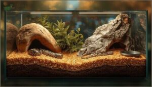 safe substrates and hiding spots