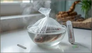 safe thawing methods (warm water technique) safe thawing methods (warm water technique)