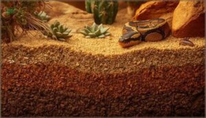 sandy soil mix for desert-themed habitats