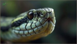 shape and size of garter snake teeth