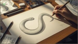 shaping the snake’s tubular body shaping the snake’s tubular body