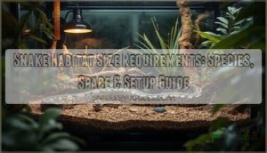 size requirements for snake habitat