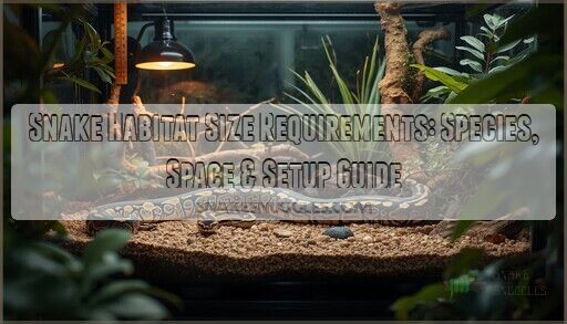 View of Snake Habitat Size Requirements: Species, Space & Setup Guide