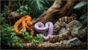 small and manageable unique snakes