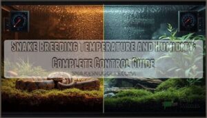 snake breeding temperature and humidity