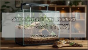 snake cage setup for beginners