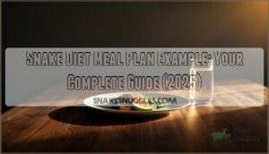 snake diet meal plan example