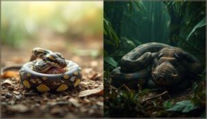 snake diet variations by species and age