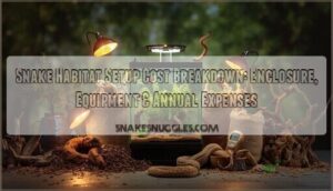 snake habitat setup cost breakdown
