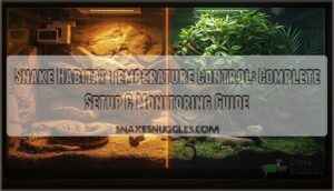 snake habitat temperature control