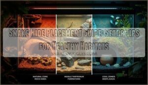 snake hide placement in enclosure