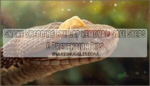 snake shedding eye cap removal