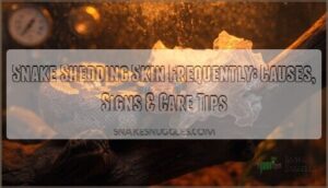 snake shedding skin frequently