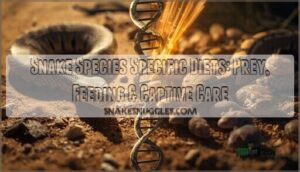 snake species specific diets
