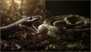 specialized diets (egg-eating, snake-eating)