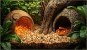 substrate and hiding places