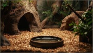substrate, decor, and environmental enrichment