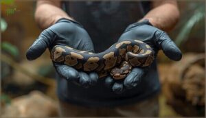 supporting the snake’s body supporting the snake’s body