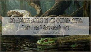 the biggest snake in the world with facts and pictures