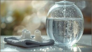 thorough rinsing and drying thorough rinsing and drying