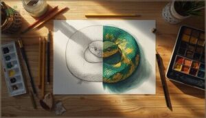 tips for coloring and finishing your snake drawing tips for coloring and finishing your snake drawing