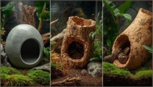 types of hides (commercial, diy, natural)