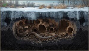 underground dens and hibernacula