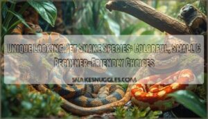 unique looking pet snake species