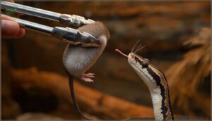 using feeding tongs and best practices