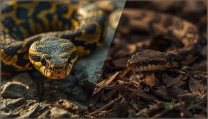 venomous versus non-venomous snake features venomous versus non-venomous snake features