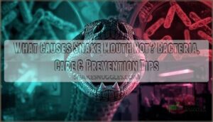 what causes snake mouth rot