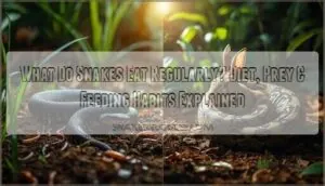 what do snakes eat regularly