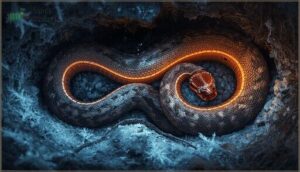 what happens to snake physiology