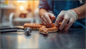 what to expect at a snake vet visit