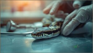 when to seek veterinary care for snakes
