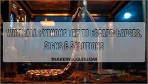 why ball pythons try to escape why ball pythons try to escape