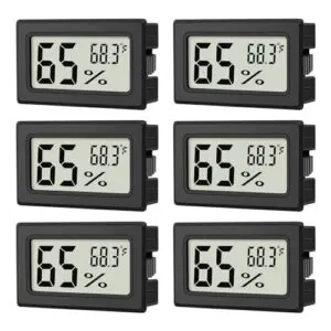 6 Pack Mini Hygrometer Indoor Humidity B0CXHS6CYS