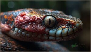 abnormal shedding or skin lesions abnormal shedding or skin lesions